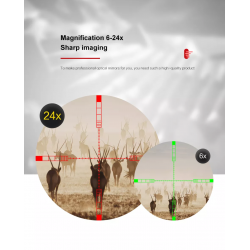 Red Illuminated Riflescope